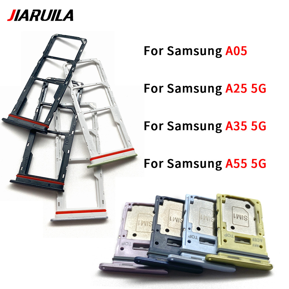 SAMSUNG ใหม่ซิมการ์ดถาดสําหรับsamsung A05 A25 A35 A55 5Gอะไหล่
