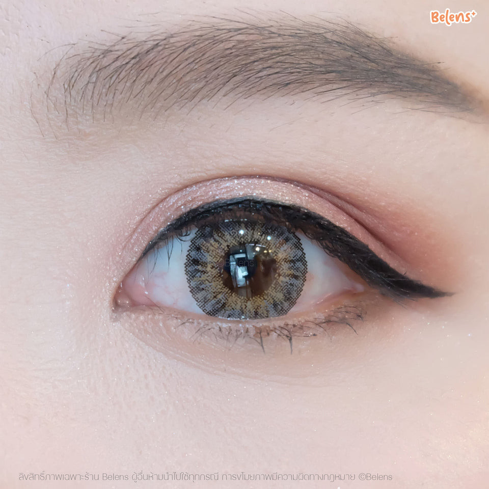 Stella (Gray) ค่าสายตา 0.00-10.00 คอนแทคเลนส์
