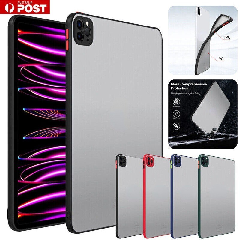 Soft TPU Back Case สําหรับ iPad M2 M4 Air 6 Pro 11 "12.9" 13" 2024 Mini Gen 5 6 7 8 9 10 10.2" 9.7 "iPad Air 2 3 4 5 Clear กันกระแทก