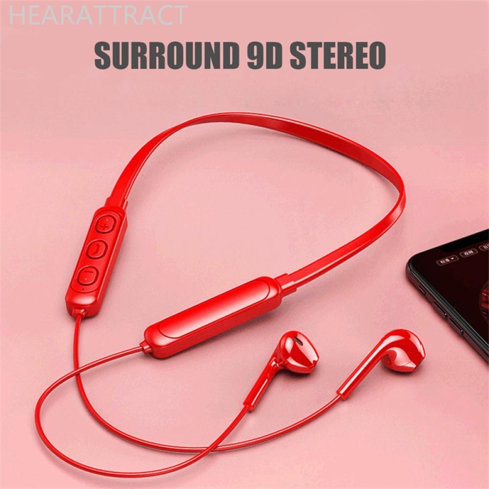 Hearattract B7 ชุดหูฟังแขวนคอหูฟังบลูทูธกันเหงื่อหูฟังไร้สายหูฟังสเตอริโอหูฟังแบบคล้องคอ E2J6