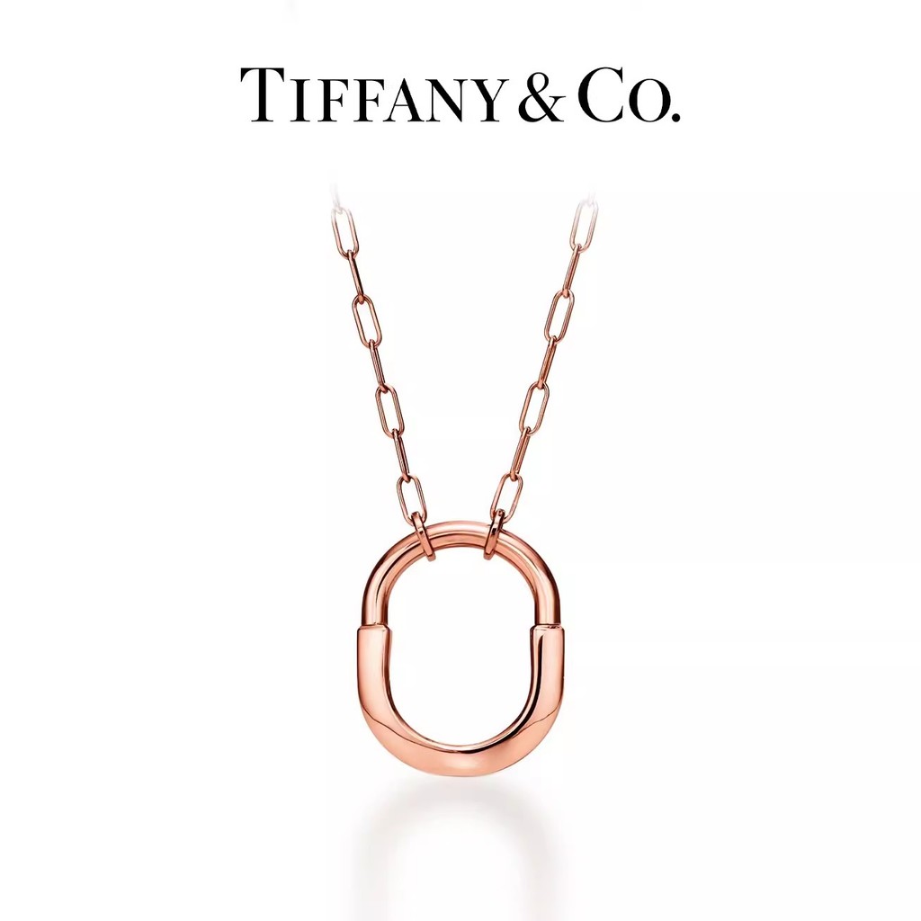 [สต๊อกพร้อมในราคาขาย] Tiffany & Co./สร้อยคอ Tiffany Lock Series