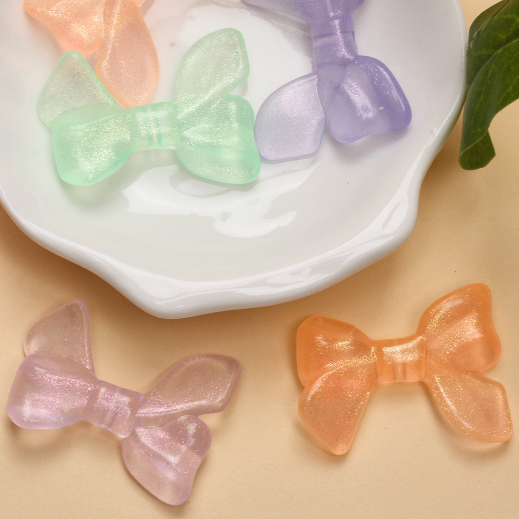 20ชิ้นแฟชั่นอะคริลิใสเงากุทัณฑ์หลวมลูกปัดปลาโลมาจี้อุปกรณ์เครื่องประดับ ทําเอง