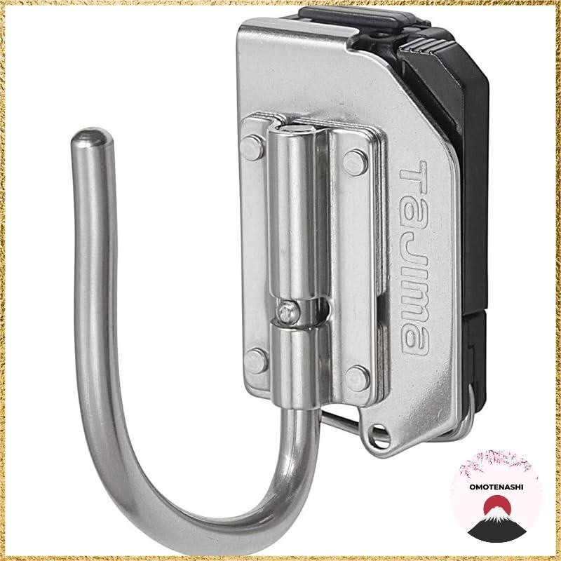 Tajima Self-System Detachable Tool Holder High Durability Thick Stainless Steel J Hook Foldable