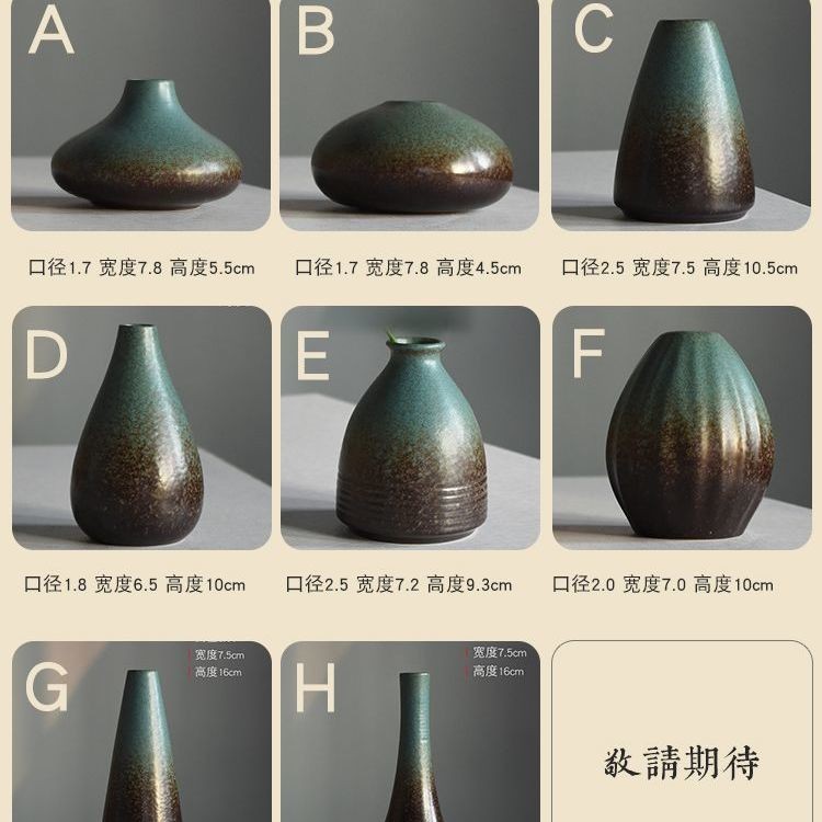 < ปลา ดวงจันทร์ > เซรามิกย้อนยุคภาชนะดอกไม้ไฮโดรโปนิบ้านดอกไม้แห้งตกแต่งทางเข้าการศึกษาสก์ท็อปสไตล์จีนดอกไม้ภาชนะ - รูปที่ 4