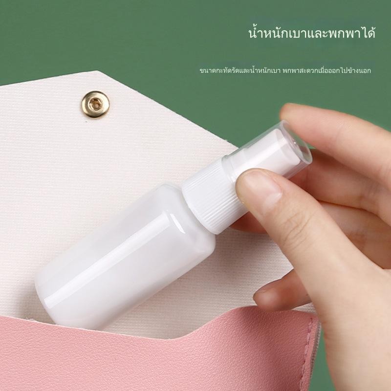 ขวดสเปรย์เปล่า ขวดสเปรย์พลาสติก สเปรย์ฉีด 6ขนาด 30ml.-120ml. ใส่ของเหลว น้ำหอม พกพาได้ ฝาขาว G2743 thumbnail 6
