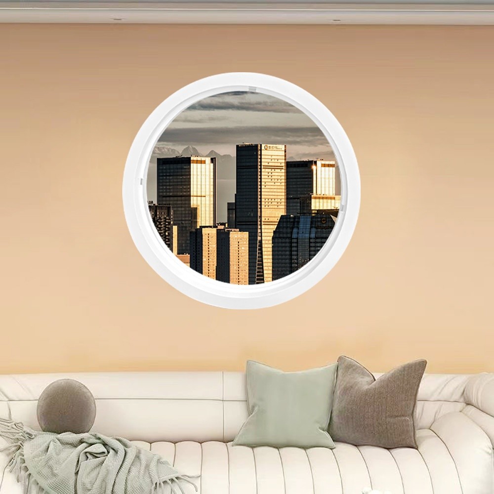 LOCAL789 WELLINGTAN หน้าต่างช่องแสงวงกลม ขนาด 70cm สีขาว รุ่น TM07 ร้านอยู่ในไทย