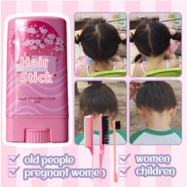 15g Sleek Stick จัดแต่งทรงผมขี้ผึ้งว่านหางจระเข้จัดแต่งทรงผม Argan Extract Sunflower Oil Stick