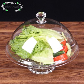 Breeze ฝาครอบอาหารกันฝุ่นโปร่งใสฝุ่นถาดเก็บขนมตกแต่งปาร์ตี้จ…