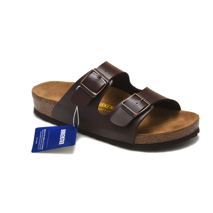 [Box+ToeBag] พร้อมส่ง Birken9 color collection double belt gold รองเท้าแตะลําลอง Size: 34-46 U66J
