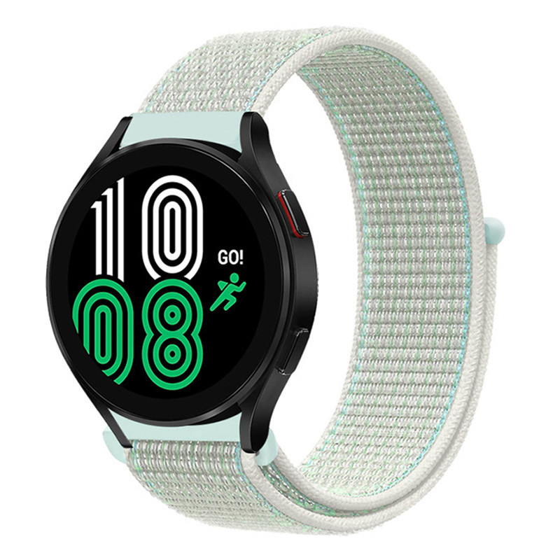 SAMSUNG 22มม.20มม.สายทอไนลอนสําหรับsamsung Galaxyนาฬิกา6 5 4 3 40 44มม.คลาสสิก43 47มม.เกียร์S3 Amazfit GTR Breathableนุ่มข้อมือกีฬาสําหรับHuaweiนาฬิกาGT2/3 Pro GT4 46มม.2i