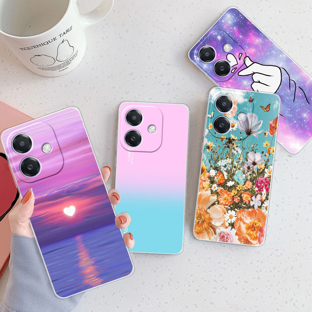 สําหรับ Oppo A3X 5G สําหรับ Oppo A3 5G กันกระแทกเคสโทรศัพท์สําหรับ Oppo A3 A3X 4G 5G 2024 ซิลิโคนนุ่ม TPU ฝาครอบกันชน Funda