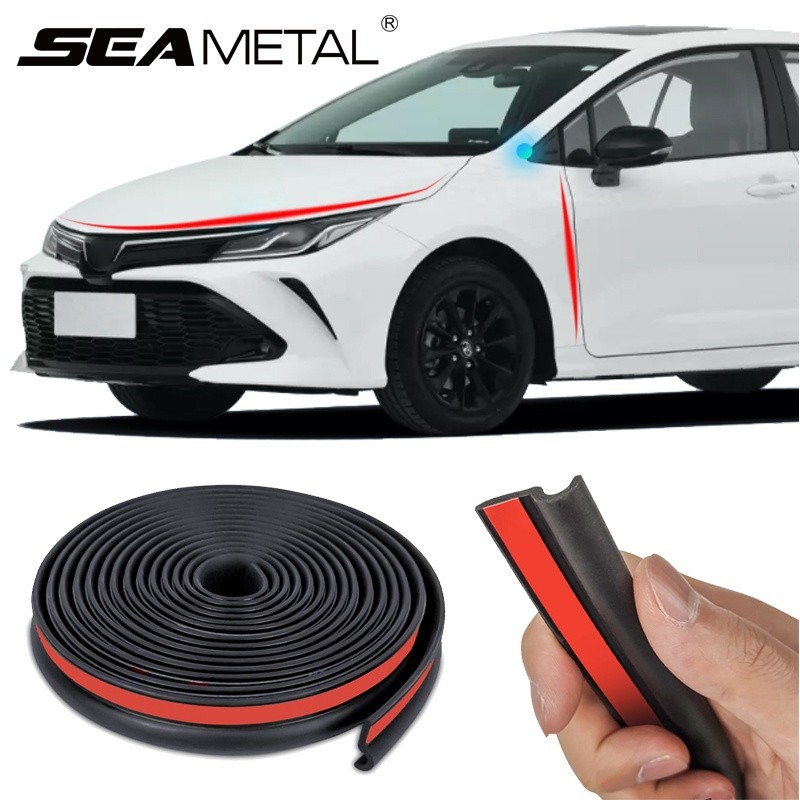Seametal Z Type แถบปิดผนึกประตูยางรถยนต์ 25 มม.ซีลกันฝุ่นทนทานแถบฉนวนกันเสียง Universal สําหรับรถยนต์ประตู A/B/C เสา