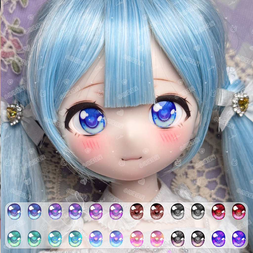 [ตาตุ๊กตา] Bjd Eyeballs ตาสองมิติ แยก Boundary Line imomo Bear Girl สติ๊กเกอร์น้ําตาหกจุด Four Point