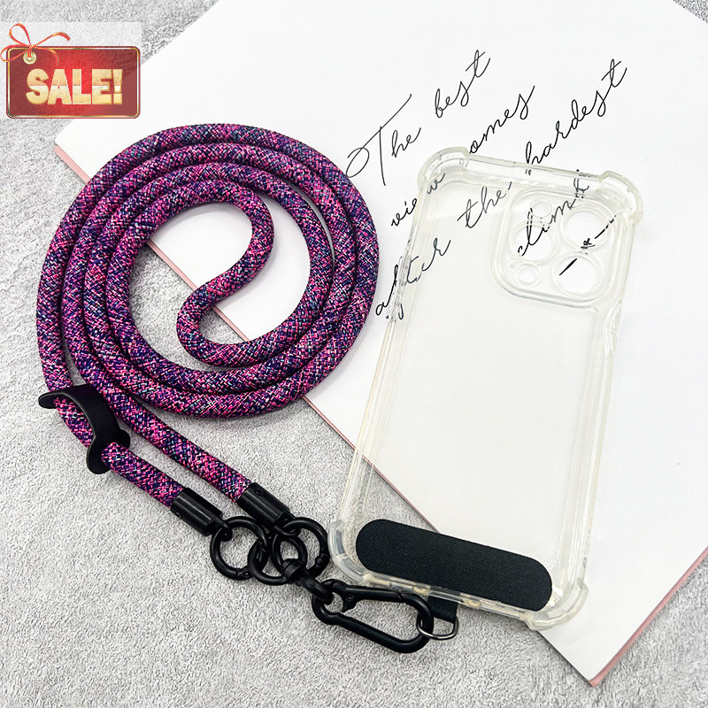 Bl Universal 120 ซม.Crossbody Lanyard สายคล้องสําหรับเคสโทรศัพท์กีฬาปีนเขาไนลอนที่มีสีสันเชือกสายเดี่ยว A