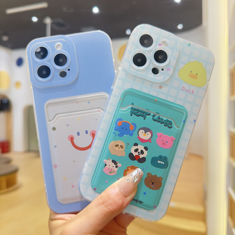 สีสันกลับกรณีxiaomi 13T 13 12 12X 12s 12T 11T 11 Lite 5G NE Poco C50 C40 C31 M3 M2 C3 ProซิลิโคนSmilyกระเป๋าสตางค์ปลอกRainbowผู้ถือบัตรฝาครอบโทรศัพท์