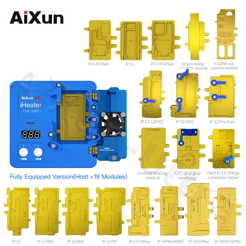 Aixun iHeater 3rd Gen Pre-heating Station Thermostat แพลตฟอร์มแผ่นความร้อนสําหรับโทรศัพท์ X 15/14/13