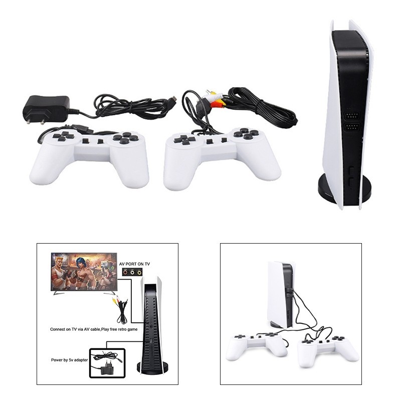 Gs5 Retro Console Mini TV Console พร้อมเกม 300 เกมสําหรับความบันเทิงภายในบ้าน