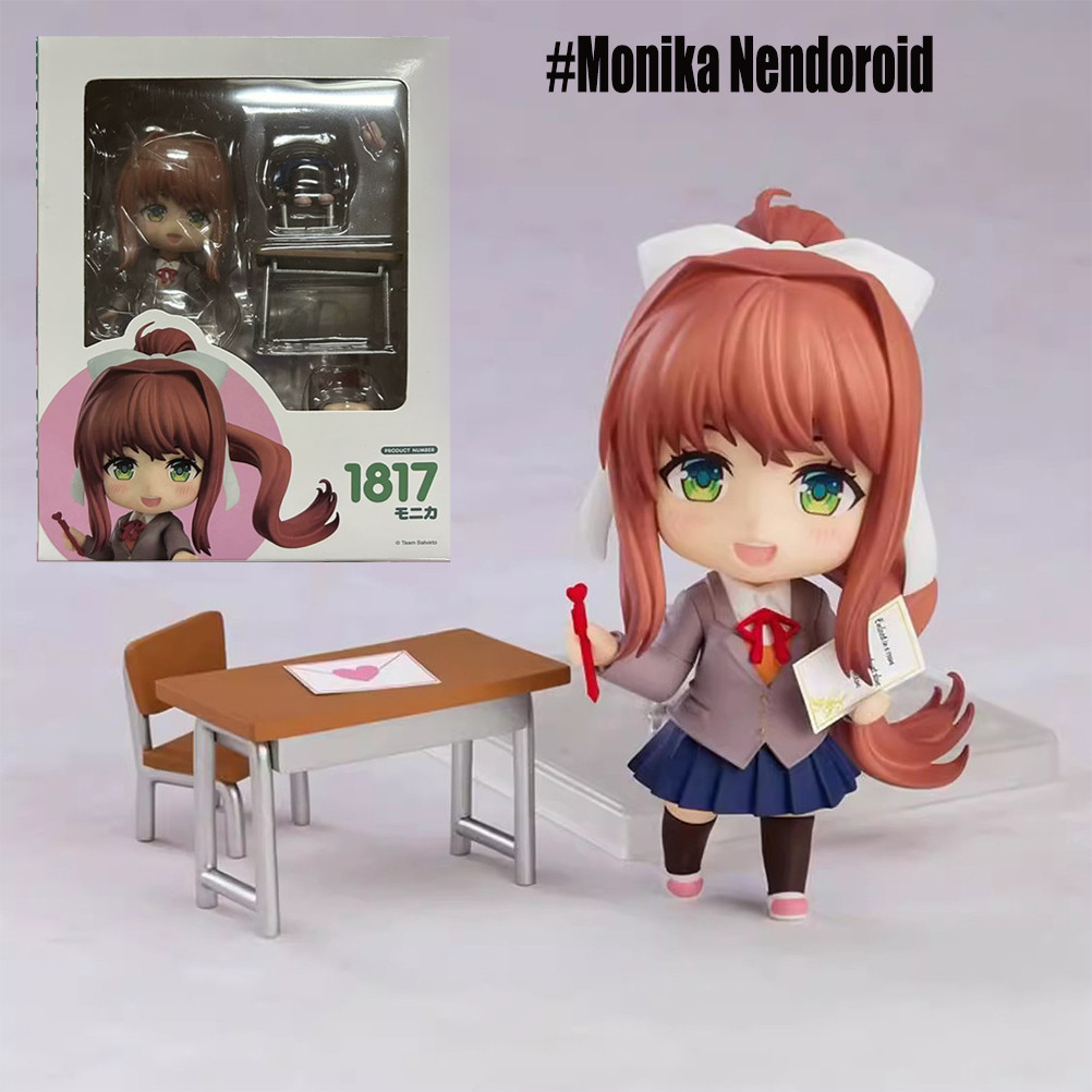 แอคชั่นฟิกเกอร์ Doki Doki Literature Club Nendoroid Monika Ddlc รุ่น