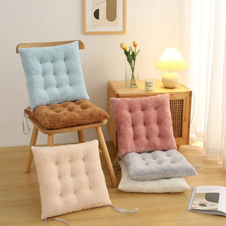 เบาะรองนั่งเก้าอี้ 40x40cm แบบหนา นุ่มสบาย ใช้พิงหลังได้ สําหรับตกแต่งบ้าน