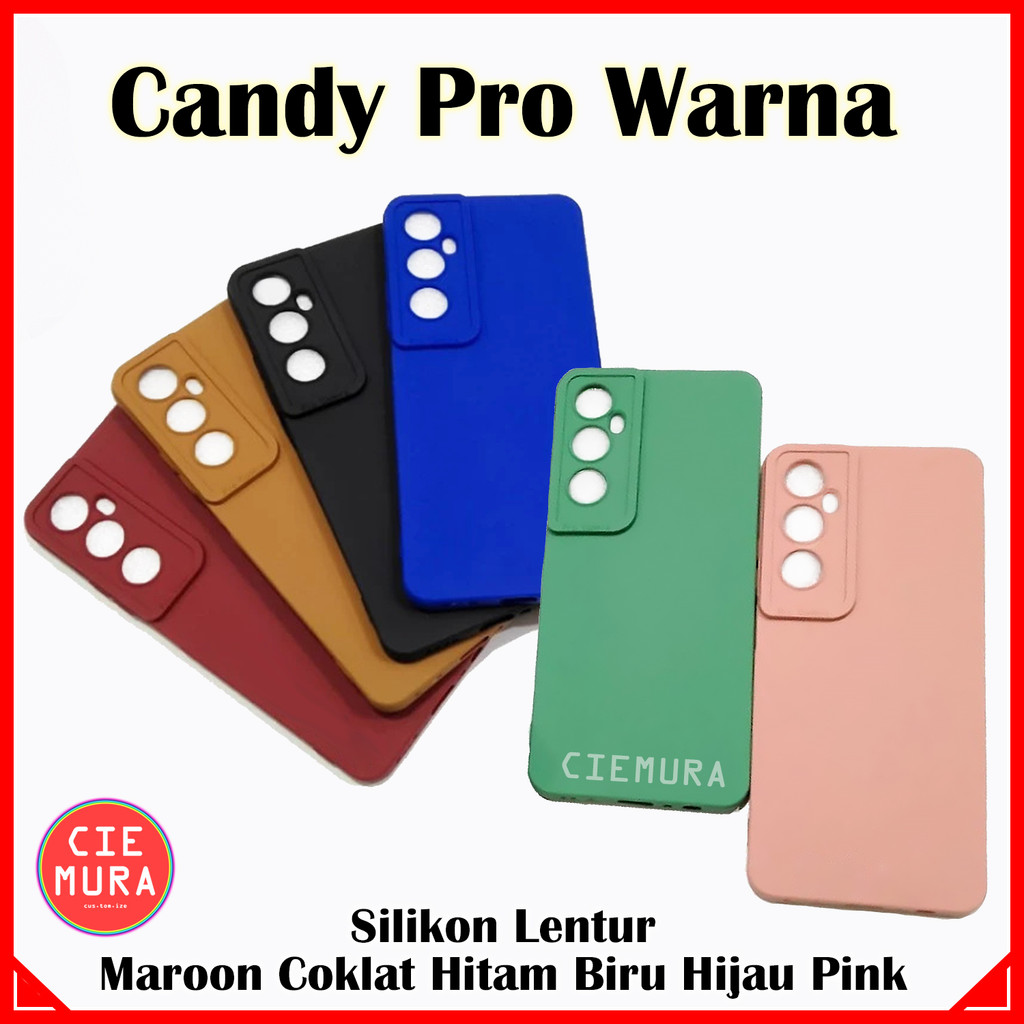 HIJAU CIE Candy Pro Color Itel S23+ S23 A60 RS4 A70 P40 P55 Vision 1 Pro 2 3 A60s Plus 4G 5G NFC ยืด