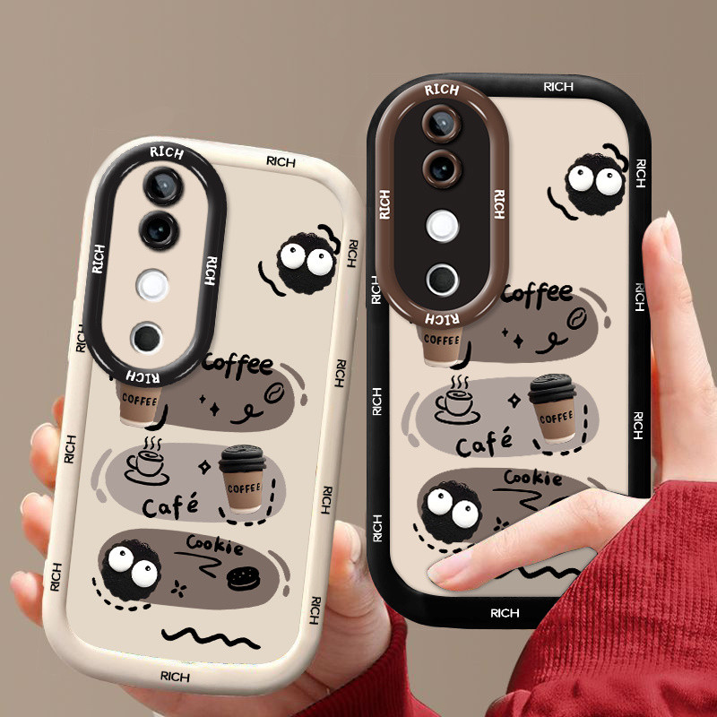 สําหรับ Vivo V40 V30 V29 V27 V27E V23 5G กรณี Vivo V40V30 V29 V27 Pro Briquette กาแฟเคสโทรศัพท์รวมทุกอย่าง Drop Proof