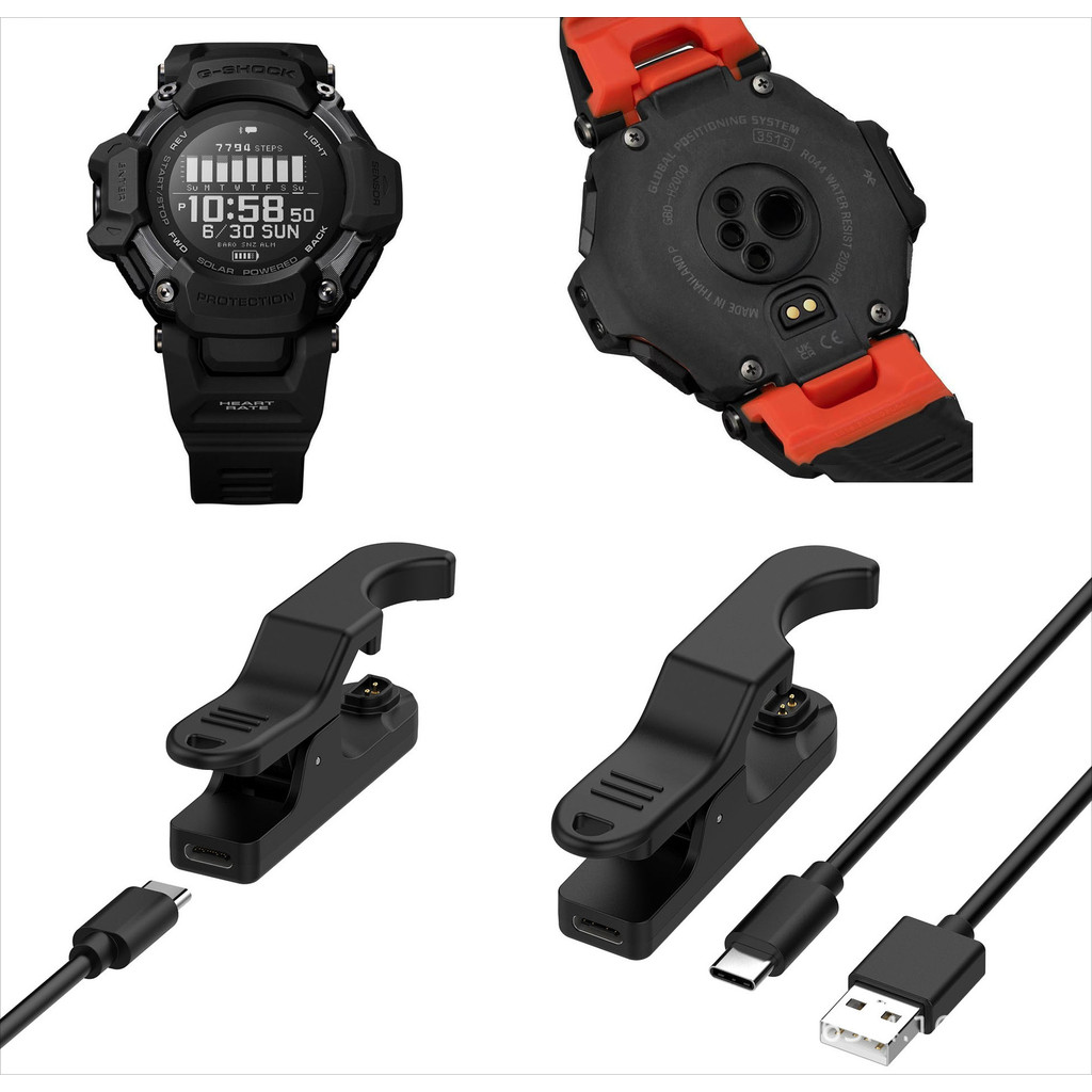 1m USB สายชาร์จเร็วสําหรับ CasioH5600 G-SHOCK GBD-H2000 G-SHOCK DW-H5600 สายชาร์จ