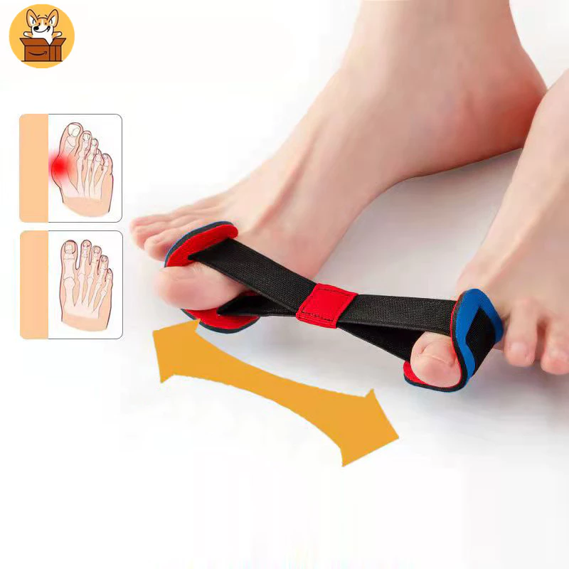 Am-azHallux Valgus Corrector Belt Recovery Training Exerciser Strap Toe Separator Big Toe Stretcher Separator
