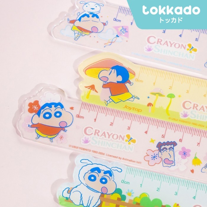 TOKKADO Shinchan Ruler School Ruler Shincan Character Original Cute 15cm