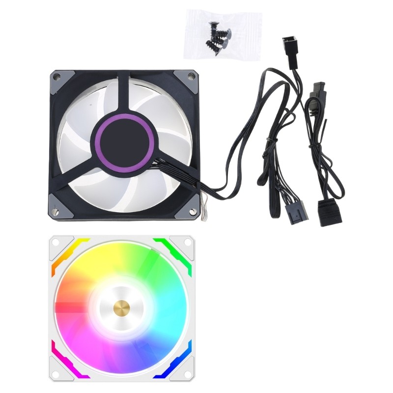 Gonna ARGB LED PWM Fan Dynamic 90mm 9025 Fan Superior Cooling Fan สําหรับพีซีสําหรับเล่นเกม