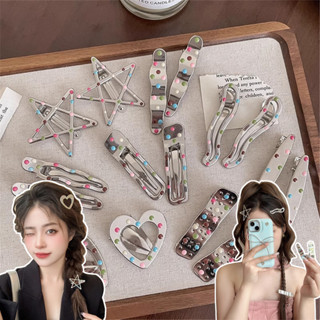 สีสันบิตของสีเงินมันโลหะกิ๊บด้านเรียบคลิปผู้หญิงหน้าผากกลับค…