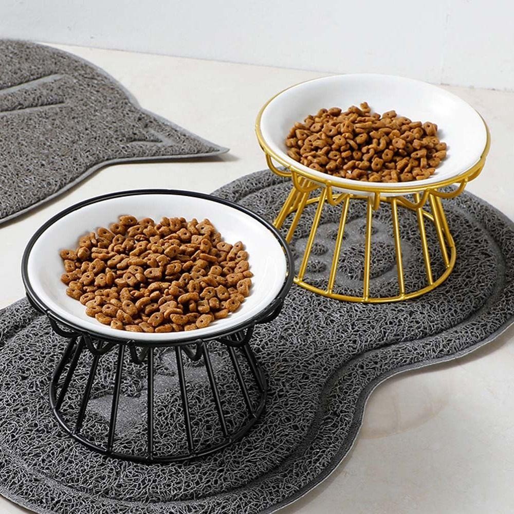 Possney ชามอาหารแมว Anti-cervical Spondylosis สูง Cat Feeder เครื่องดื่มสําหรับสุนัขแมวขนมขบเคี้ยวจานกระป๋อง Elevated Pet Feeder ชาม