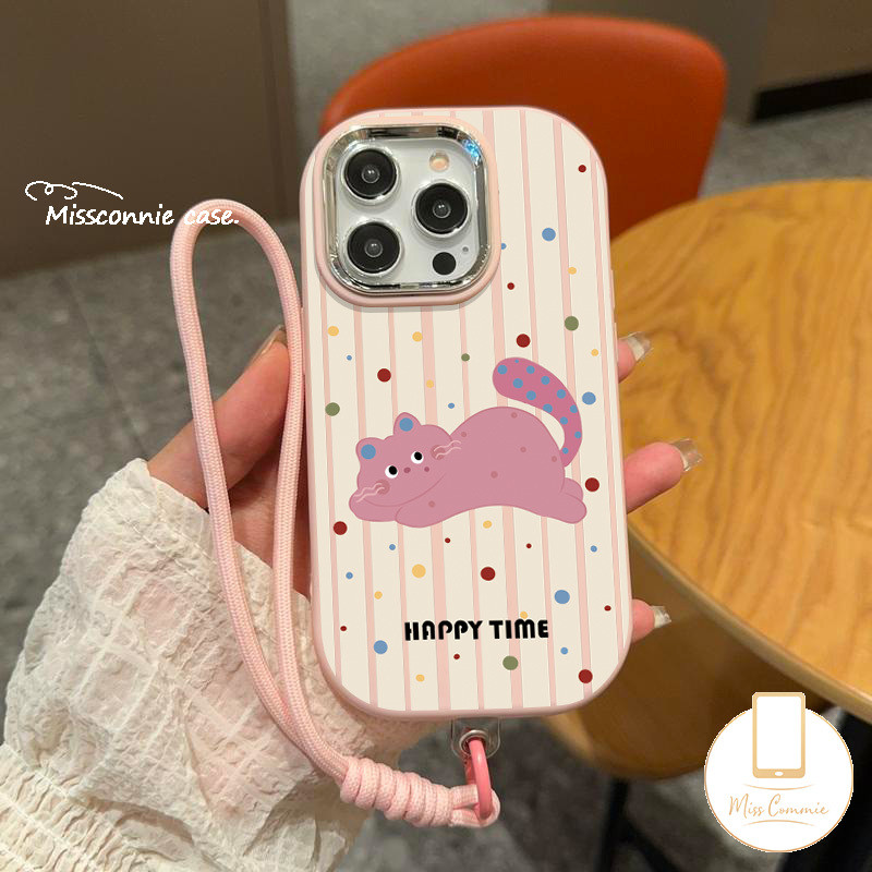 สําหรับredmi 10C 9 9A 10A A3 13 12C 13C 9C 12 9Tหมายเหตุ13 9 11 10 12 10s 11s Pro Max Poco C61 X6 X3 M6 Pro X3 Nfcหรูหราโลหะเลนส์สีWave Pointน่ารัก Cat Soft Case
