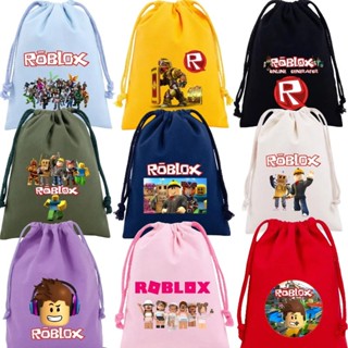 โรบ็อกซ์ กระเป๋าหูรูดกระเป๋าเก็บการ์ตูนถุงของขวัญกระเป๋าผ้าต…