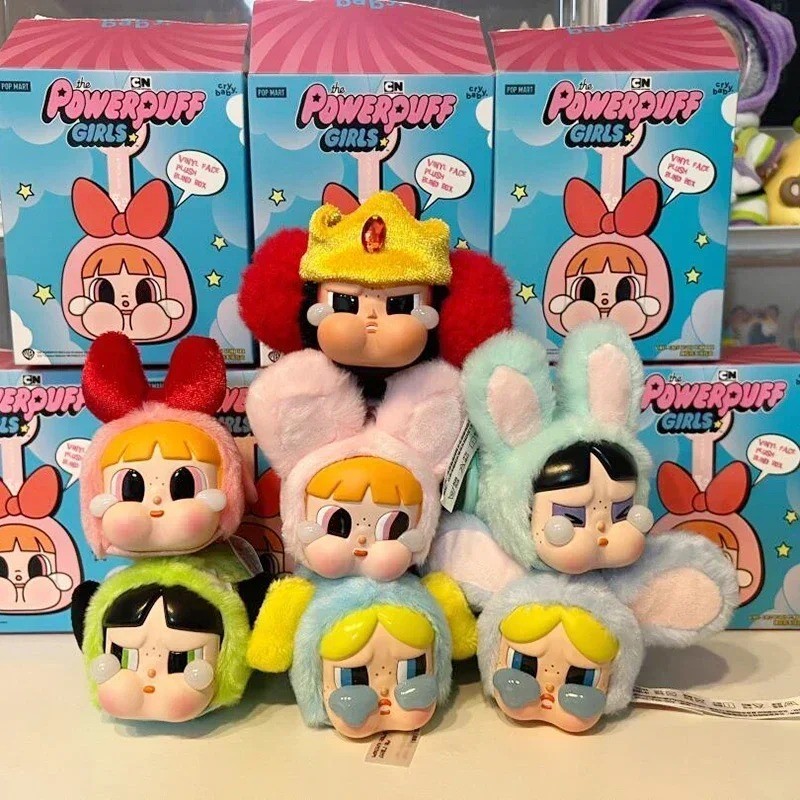 Crybaby ไวนิล Face ตุ๊กตา Plush Series Action Figure รุ่น Huahua Maoao กระเป๋าจี้ Kawaii ไวนิล Face Figures Surprise ของขวัญของเล่น