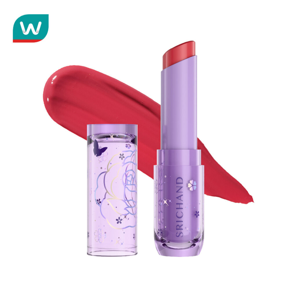 Srichand ศรีจันทร์ ไรซ์ แอนด์ ไชน์ พลัมปิ้ง ลิปสติก 3ก. R02 เอ็มพาวเวอร์