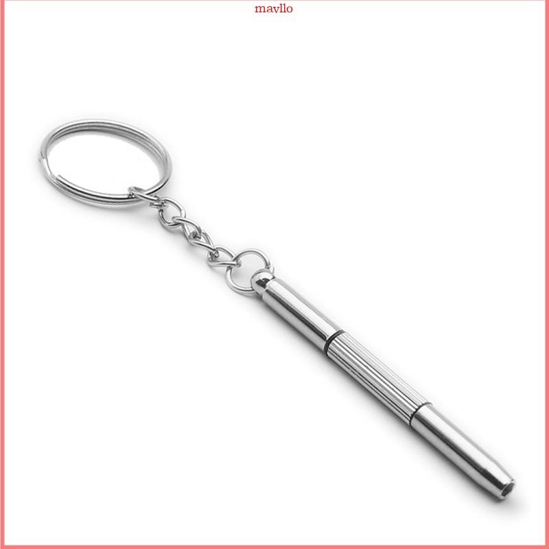3in1 Eyeglasses Screwdriver Sunglass Watch Repair Kit Screwdriver Tool Keychain