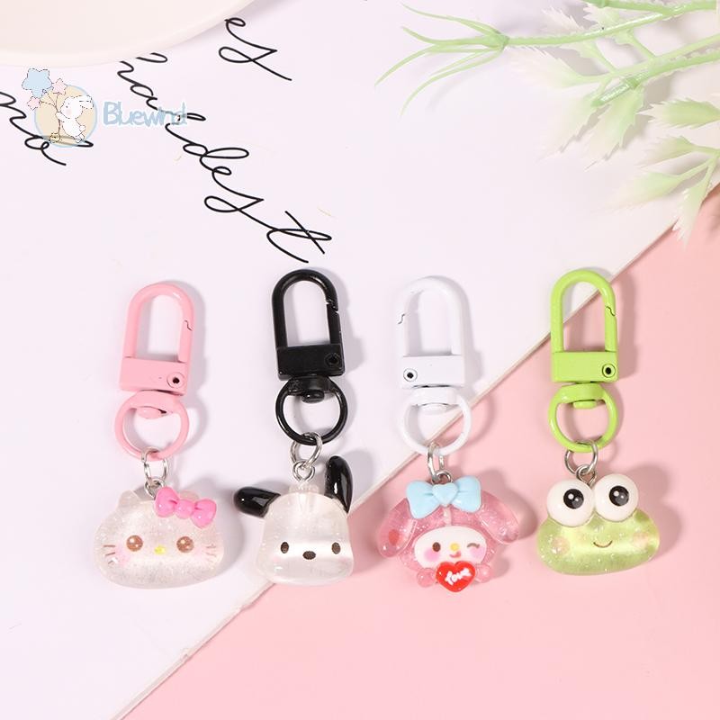 [Bluewind] Melody พวงกุญแจกระเป๋าการ์ตูน Cinnamonroll Hello Kitty จี้โทรศัพท์น่ารัก Girly Items จี้เชือกตกแต่งใหม่