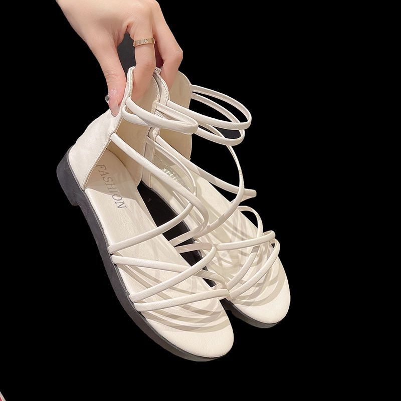 รองเท้าชายหาด Over-Toe Sandals เวอร์ชั่นเกาหลี Soft Sole แฟชั่นสวมใส่ด้านนอก