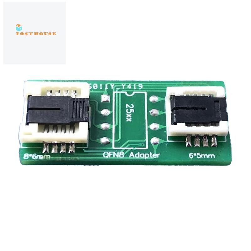 [posthouse]QFN8 /WSON8/MLF8/MLP8/DFN8 ถึง DIP8 ซ็อกเก็ตสองในหนึ่งเดียว/อะแดปเตอร์สําหรับทั้ง 6x5MM แ
