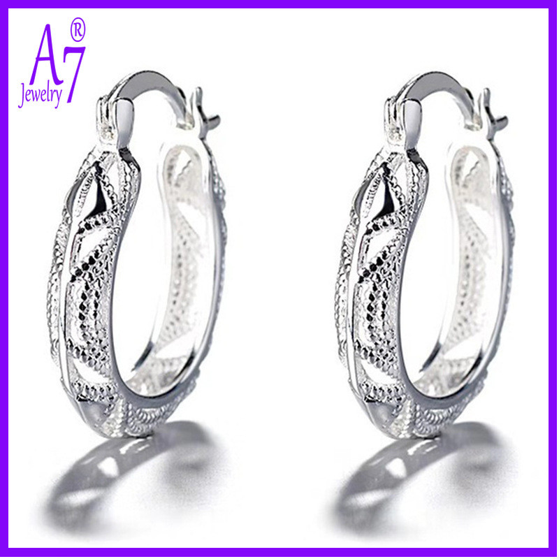 S925 Silver Hot-Selling Creative Simple ดอกไม้บุคลิกภาพต่างหู CSX1771