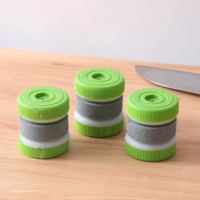 หินลับมีดแบบลูกกลิ้งมุมคงที่ทรงกลม หินลับมีดสองด้านสำหรับใช้ในครัว  อุปกรณ์ลับมีดในครัว - รูปที่ 5