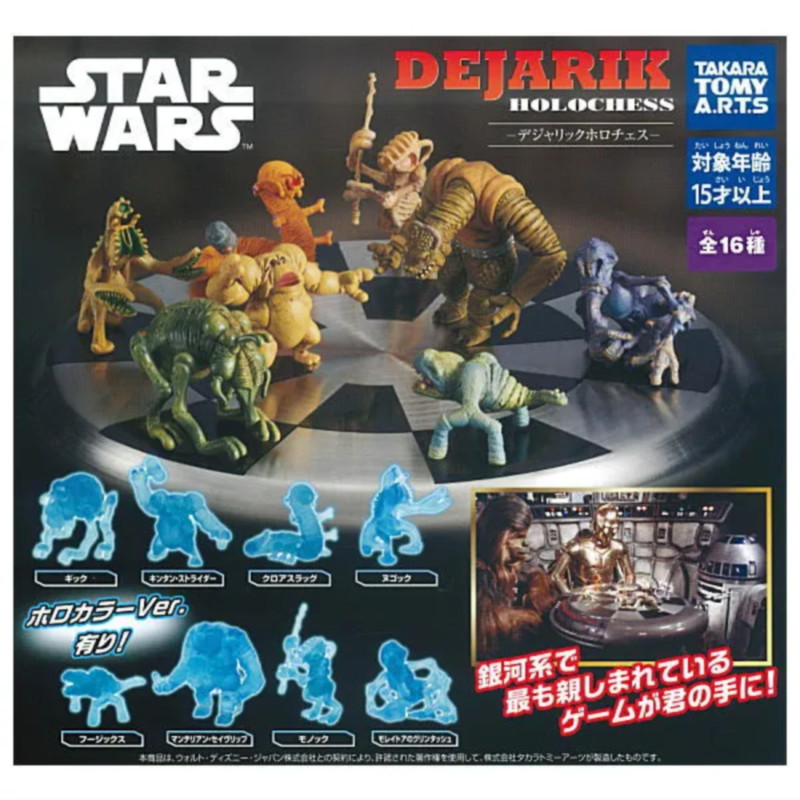 [BTF] Ready Stock Japan T-ARTS Capsule Toy Domeka Star Wars Deja Rick สีโปร่งใส F5D9
