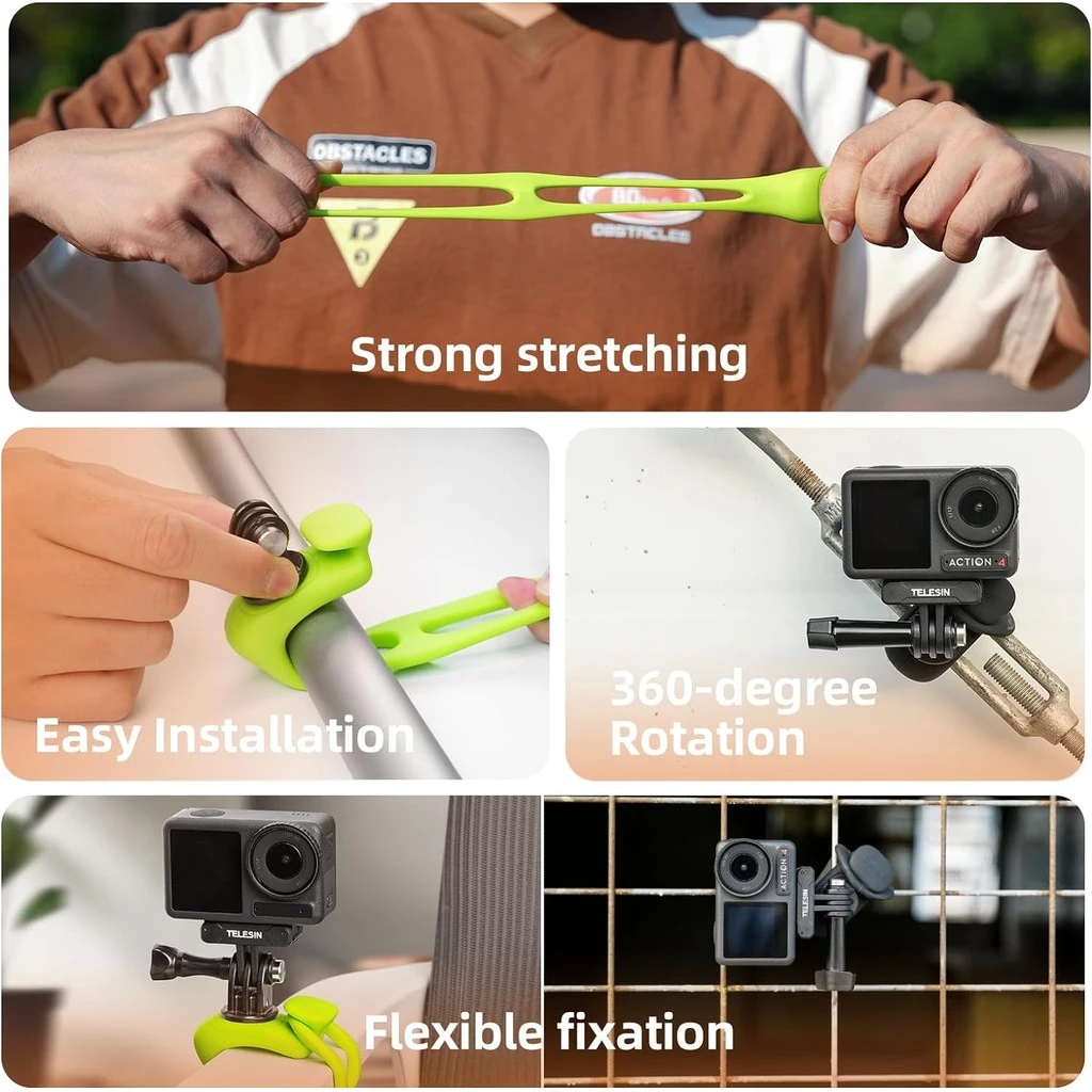 Telesin Versatile Wrap ขาจับกล้อง GoPro / Insta360 / DJI thumbnail 5