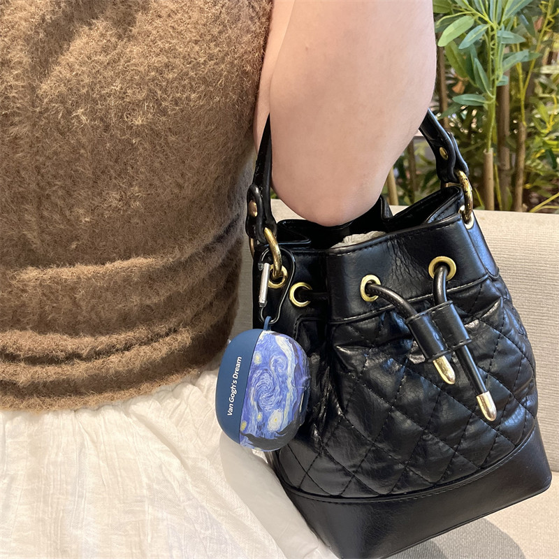 ภาพวาดสีน้ํามัน starry sky สําหรับ Shokz ชุดหูฟังบลูทูธไร้สาย Shokz OpenDots ONE E310 เคสป้องกันการ์ตูนน่ารัก anti-drop เคสป้องกันกรณีนุ่ม ราคา ถูกที่สุด ดีลบีเคเค แกลเลอรีภาพที่ 6