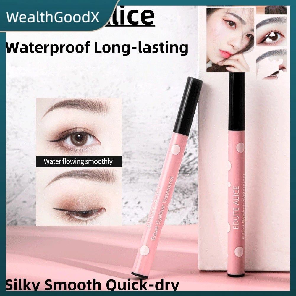 【COD】อายไลเนอร์ Edute Alice ติดทนนาน กันน้ำ เนียนเรียบ แห้งไว 【WealthGoodX】