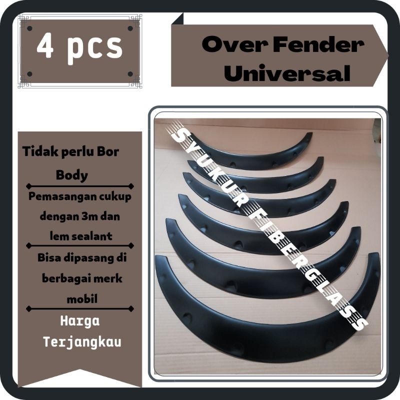 Keizustore Over Fender Carry QQ Universal ขนาดเล็ก 2 ชิ้น หรือ 4 ชิ้น