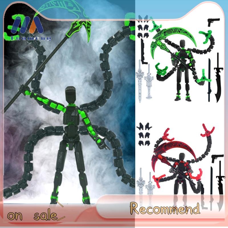 Luo-Meng Titan 13 Action Figure 3D พิมพ์ T13 Multi-Jointed Movable หุ่นยนต์ Full Articulation Lucky 
