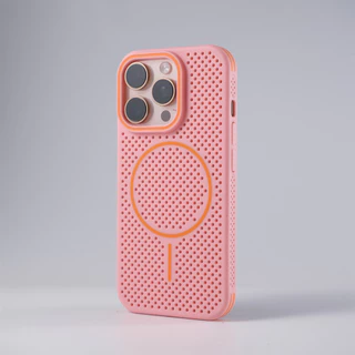 หรูหรา โดปามีน สีตาข่ายกระจายความร้อนเคสโทรศัพท์แม่เหล็กสําหรับ ไอโฟน 12 13 14 15 16 มือโปร สูงสุด 14 15 16 บวก กันกระแทกกลับกรณี