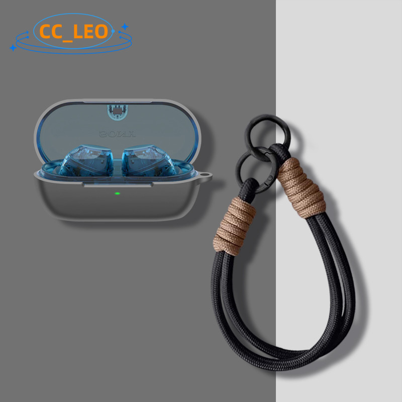 For Sony WF-C710N Case Cute Silicone Soft Case Lanyard Pendant Suitable for Sony WF-C710N Shockproof