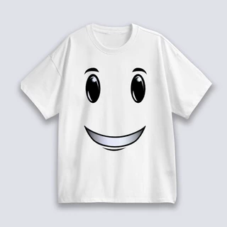 จัดส่งภายใน 24 ชั่วโมง😁 เสื้อยืดพิมพ์ลายเกม Roblox face สำหรับผู้ชาย unisex